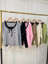 Ladies Knitted Cardigan With Adjustable Straps Camisole